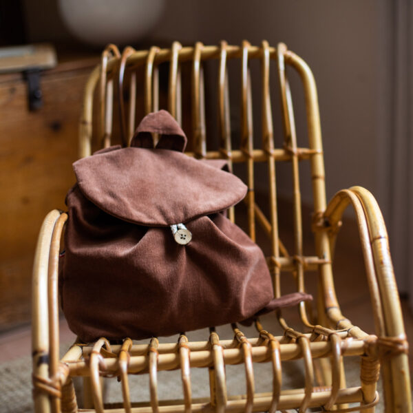 Sac à dos enfant velours GENET
