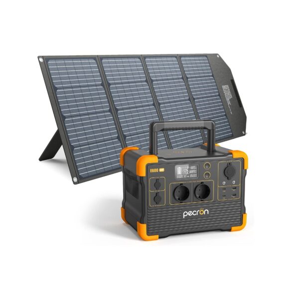 Station Électrique Portable avec Panneau Solaire