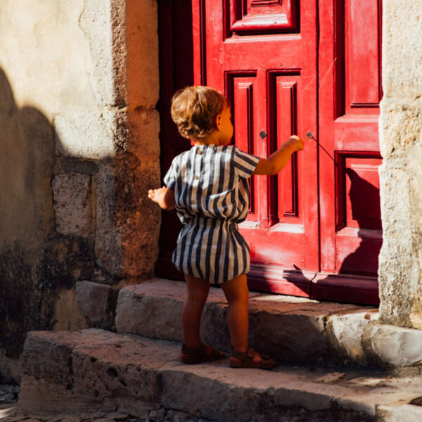Tshirt enfant rayures BASILIC