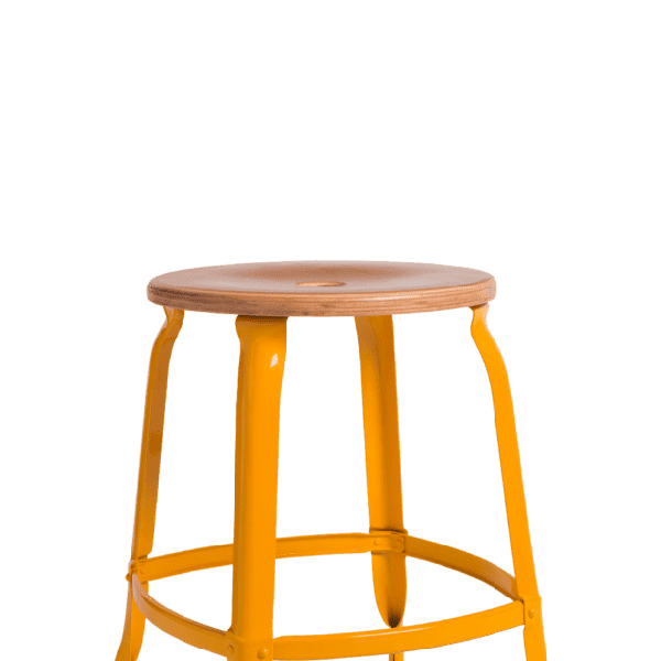 Tabouret Nicolle® H45cm Bois et Métal