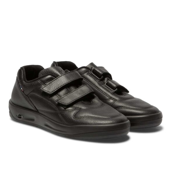 Baskets homme Archer cuir noire