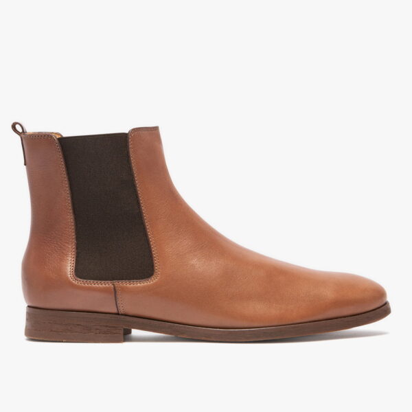 Thomas chelsea boots marron