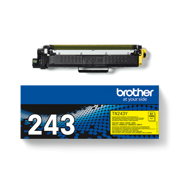 Brother TN243Y – jaune – original – cartouche de toner