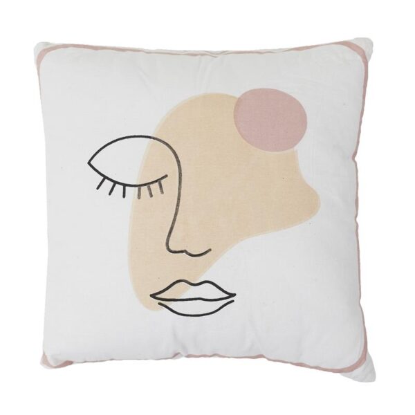 Coussin art déco visage 40×40