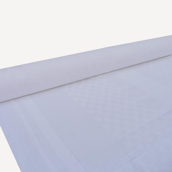 Tissu au mètre en coton blanc ROQUEFIXADE