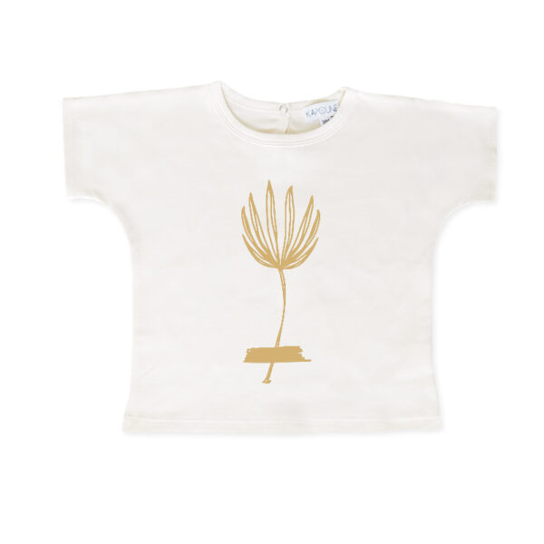 T-shirt bébé et enfant PIVOINE
