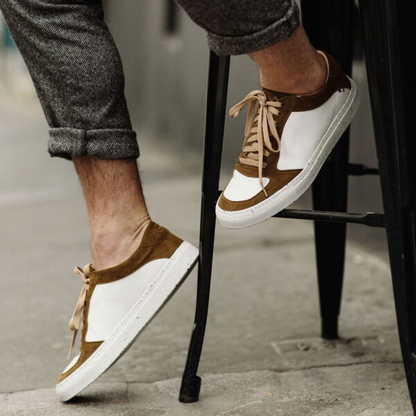 Basket homme Paul bicolore