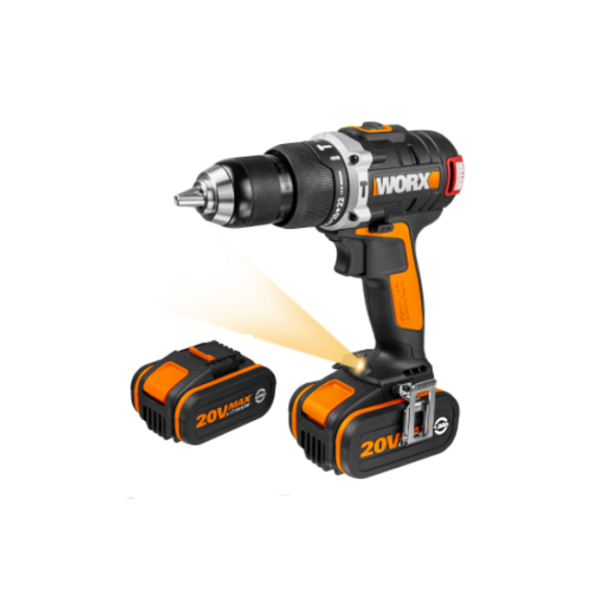 PERCEUSE A PERCUSSION WX3733  20V + 2 BATTERIES 2Ah + CHARGEUR | WORX