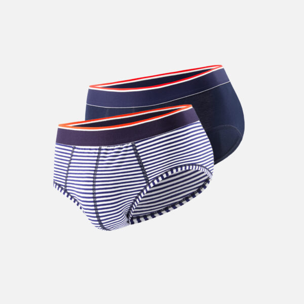 Pack Duo Slip Terrible Marine Marinière bleu