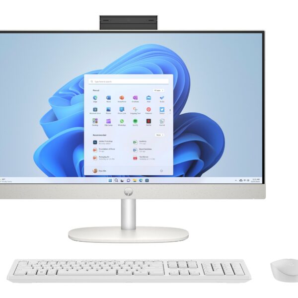 HP 24-cr0000nf – tout-en-un – N-series N100 – 8 Go – SSD 256 Go – LED 23.8″ – Français