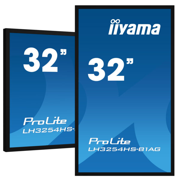iiyama ProLite LH3254HS-B1AG 32″ Classe (31.5″ visualisable) écran LCD rétro-éclairé par LED – Full HD – pour signalisation numérique