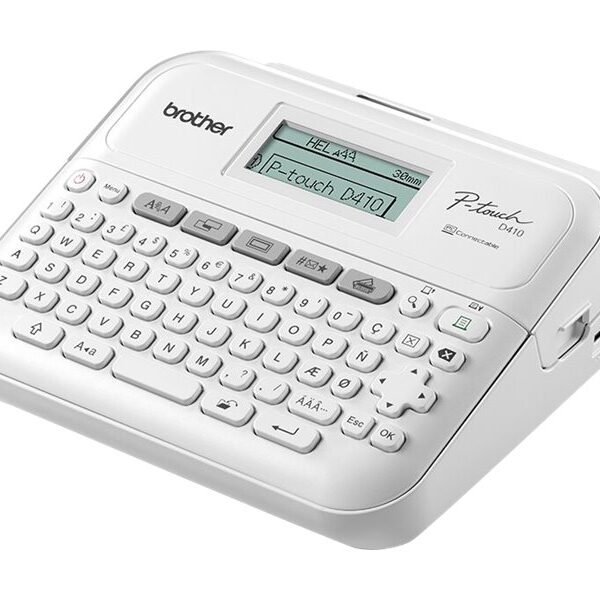 Brother P-Touch PT-D410VP – étiqueteuse – Noir et blanc – transfert thermique