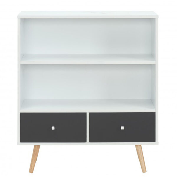 Etagère blanche en bois L80xH90
