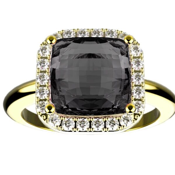 Bague Onyx Diamant