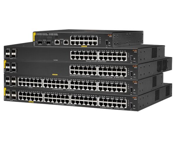 HPE Aruba 6000 24G Class4 PoE 4SFP 370W Switch – commutateur – 24 ports – Géré – Montable sur rack