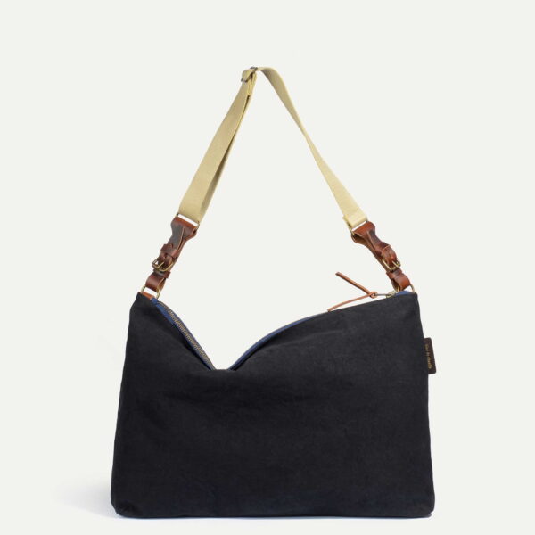 Besace Baston2 – Noir stonewashed