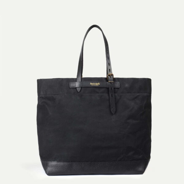 Cabas Zinnia – Noir waxé