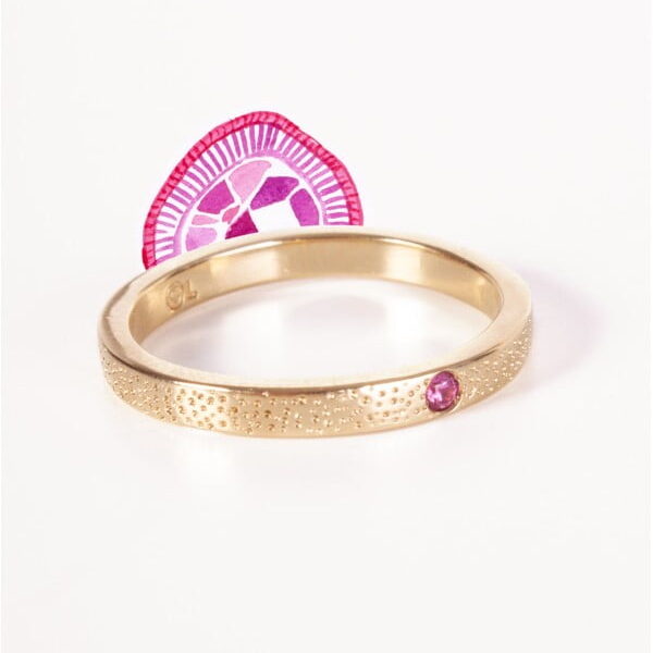 Bague La Souriante – Or et Saphir