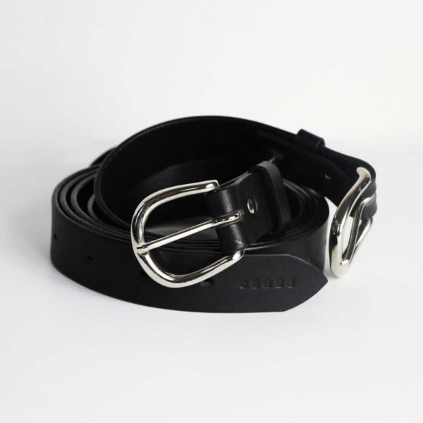 Ceinture en cuir Jeanette noir