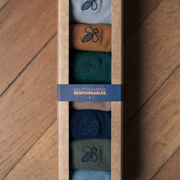 Chaussettes Semainier Montlisock Multicolore 2