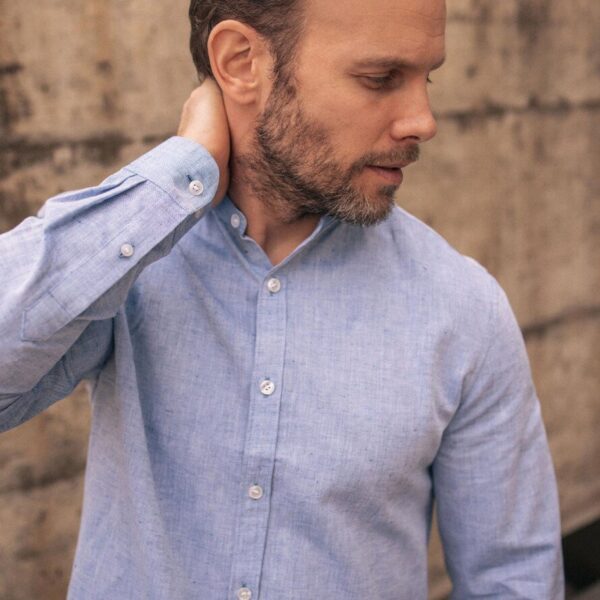 Chemise Pierrelin Bleu Marine