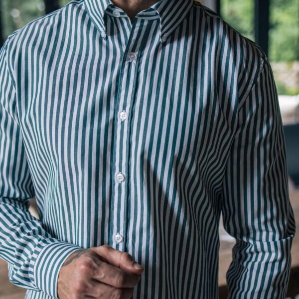 Chemise Saint Paul Vert Rayures