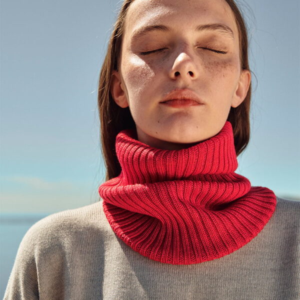 Col Anaïs ROUGE CERISE