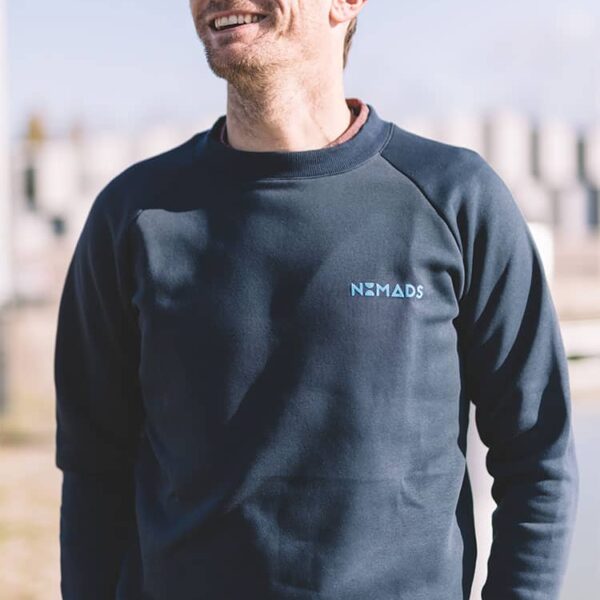 Sweat col rond Homme Bleu Marine