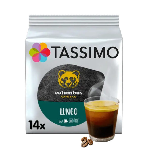 Columbus Lungo – 14 capsules Tassimo