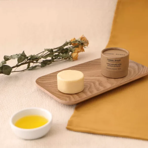 Crème naturelle solide au beurre de karité
