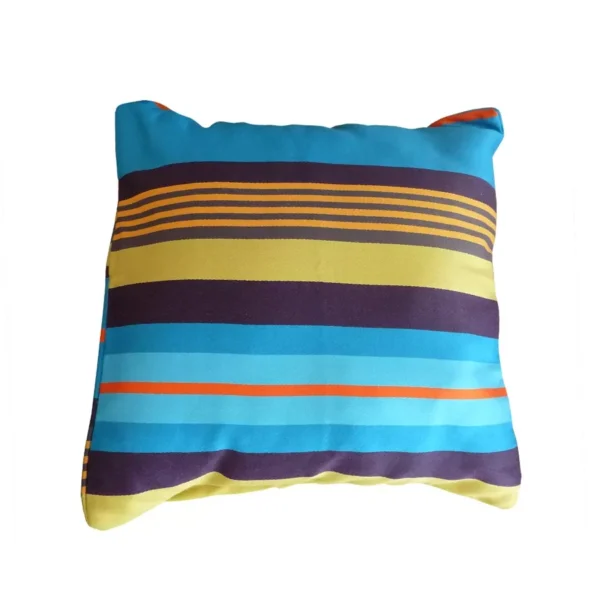 Coussin déhoussable bleu lagon MIREPOIX