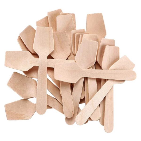 Cuillères à glace en bois x 100