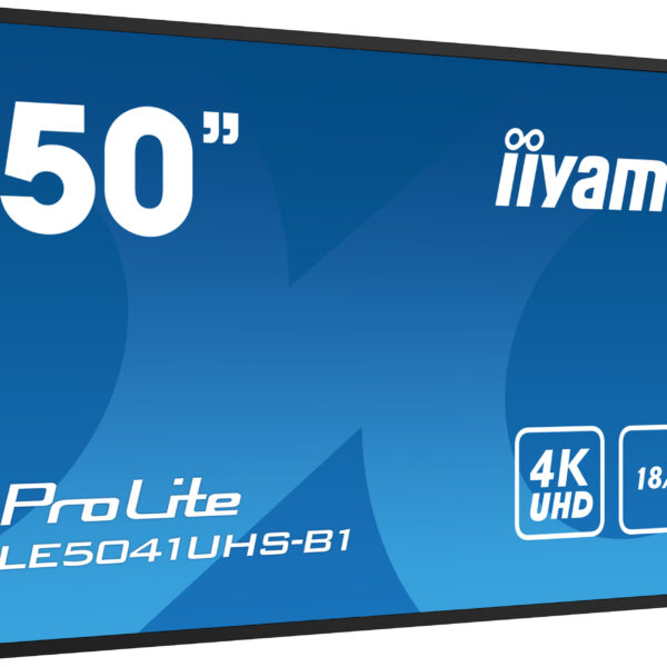 iiyama ProLite LE5041UHS-B1 50″ Classe (49.5″ visualisable) écran LCD rétro-éclairé par LED – 4K – pour signalisation numérique