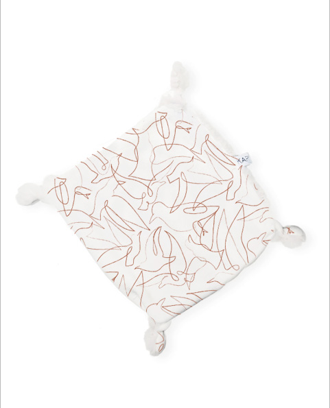 Doudou plat bébé Bird