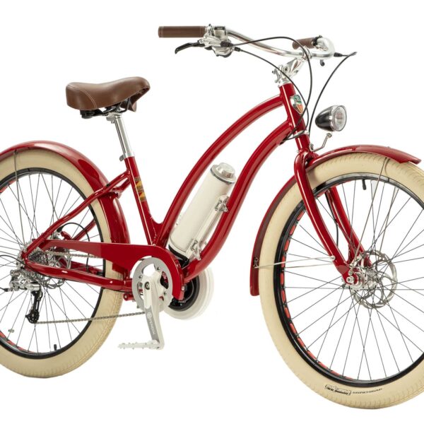 Beach Cruiser électrique Hermitage Confort rouge