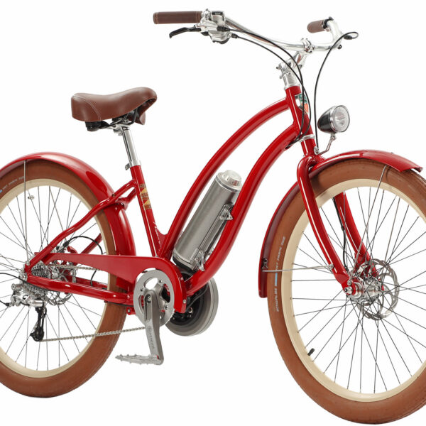 Beach Cruiser électrique Hermitage Confort rouge