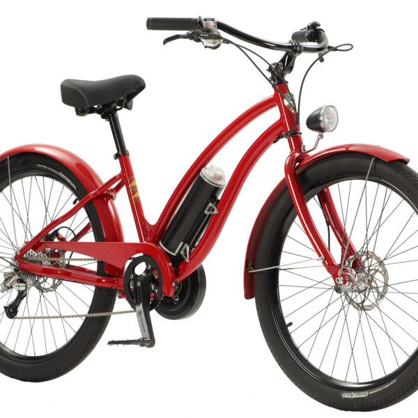 Beach Cruiser électrique Hermitage Confort rouge