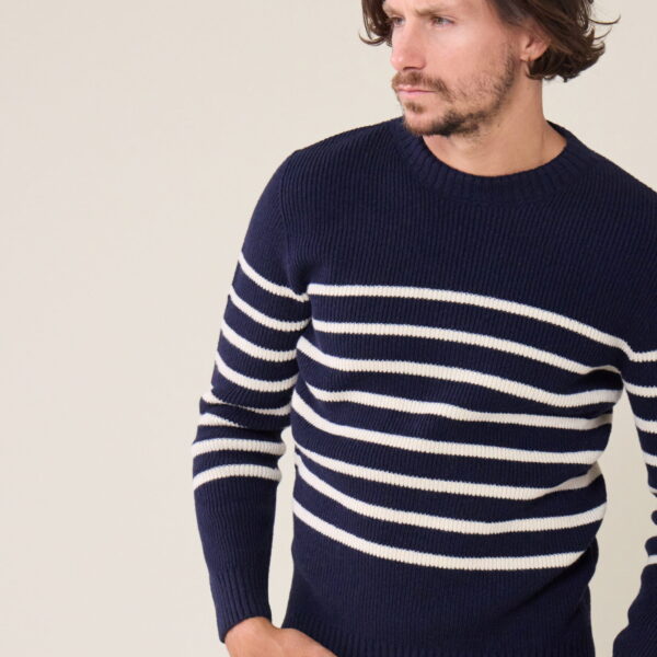 Louis Marinière Marine blanc