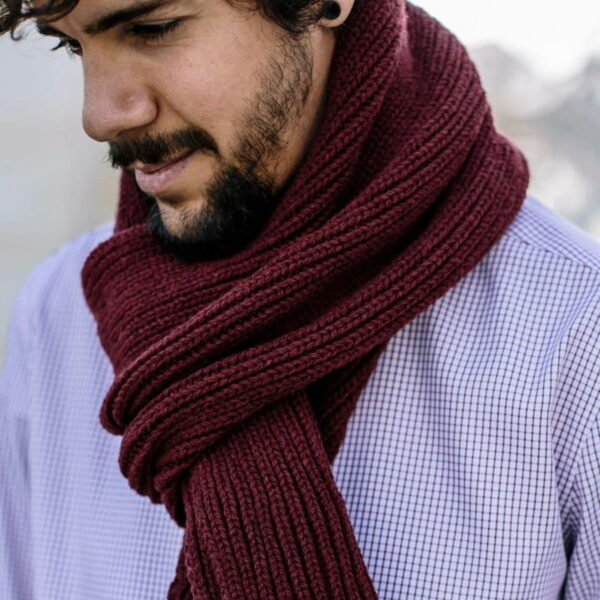 Echarpe Chanterelle Bordeaux