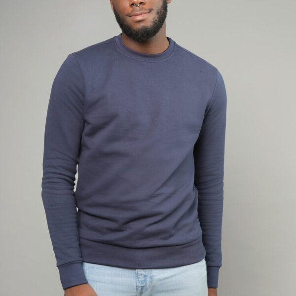 Sweat bleu uni