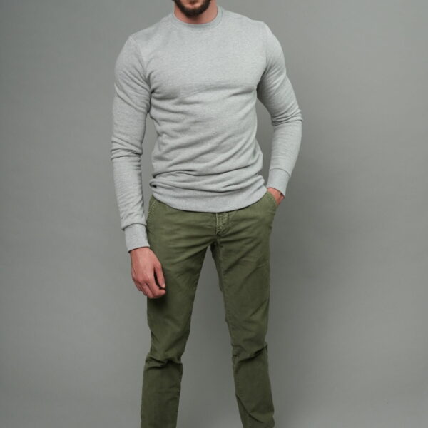 Sweat gris chiné