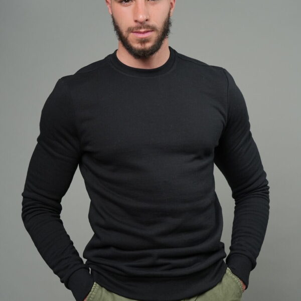 Sweat noir uni