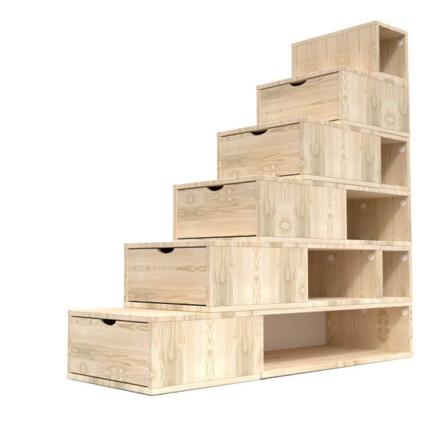 Escalier Cube de rangement hauteur 150cm