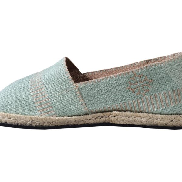 Lespadril vert amande