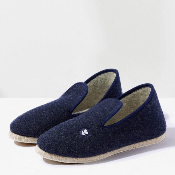 Charentaises Marine bleu