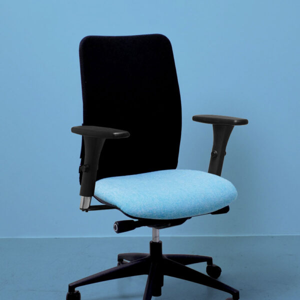 Famous Fernand Résille Noir et Bleu – Fauteuil de bureau occasion