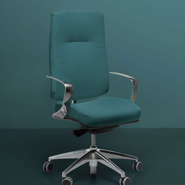 King Edgard + – fauteuil de direction en tissu