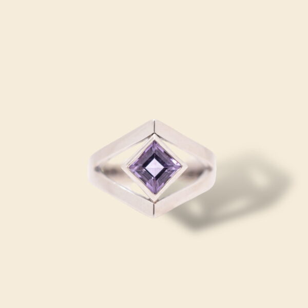 Bague Argent Améthyste