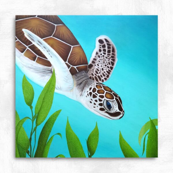 Tableau tortue de mer Moana