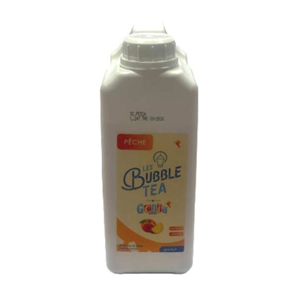 Granita – Sirop Bubble Tea Pêche – 4 x 2.5kg